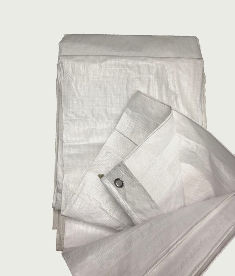 3030 Ft 250GSM White Pure Virgin Tarpaulin Sheet Nellai Tarpaulin