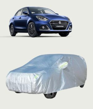 Maruti Suzuki Dzire Premium Silver Outdoor Car Cover