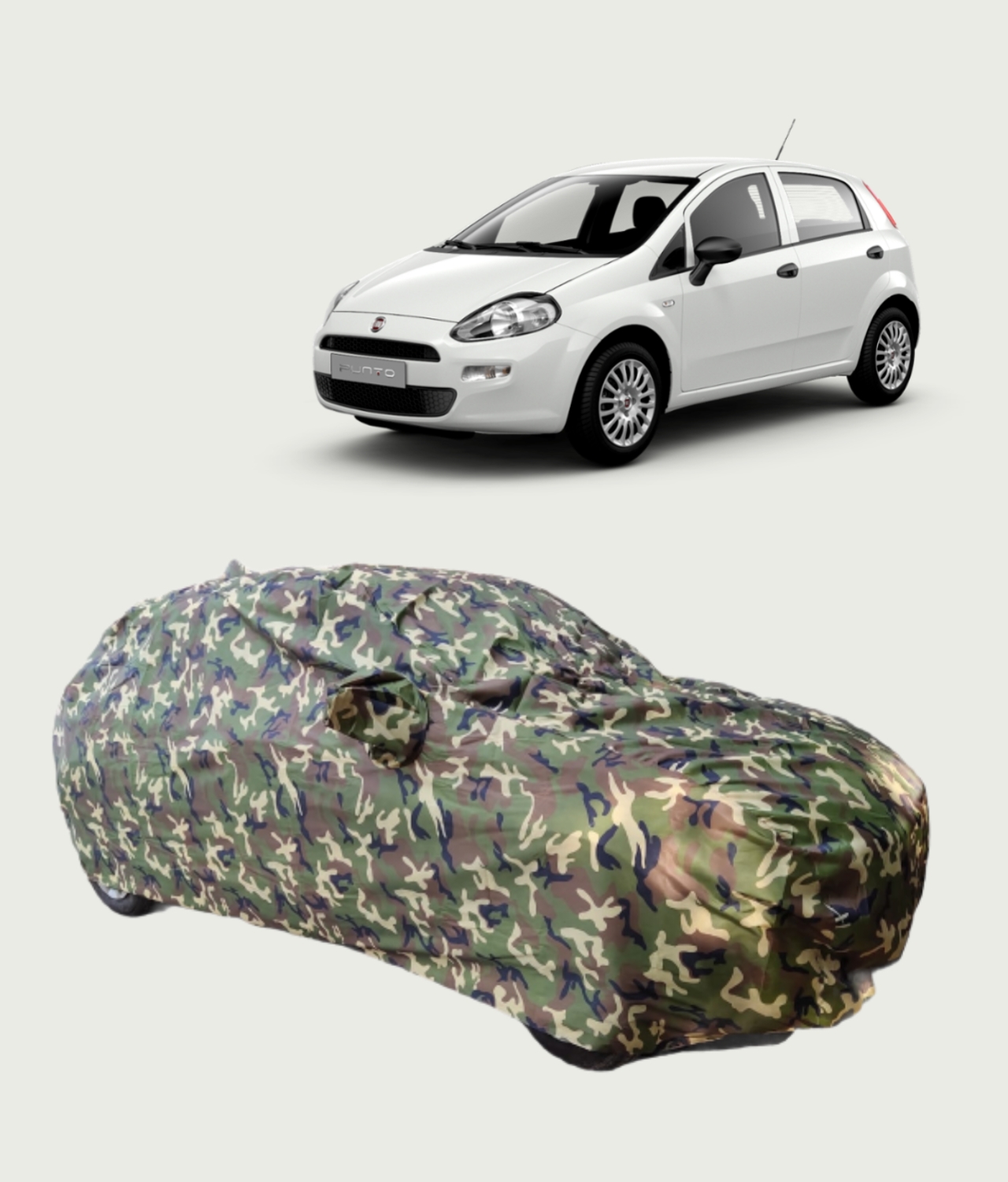 Buy Mockhe Car Cover Compatible with Fiat Punto with Mirror Pockets, Triple  Stitched, Navy, Blue, Water Resistant Car Body Cover Online at Best Prices  in India - JioMart.