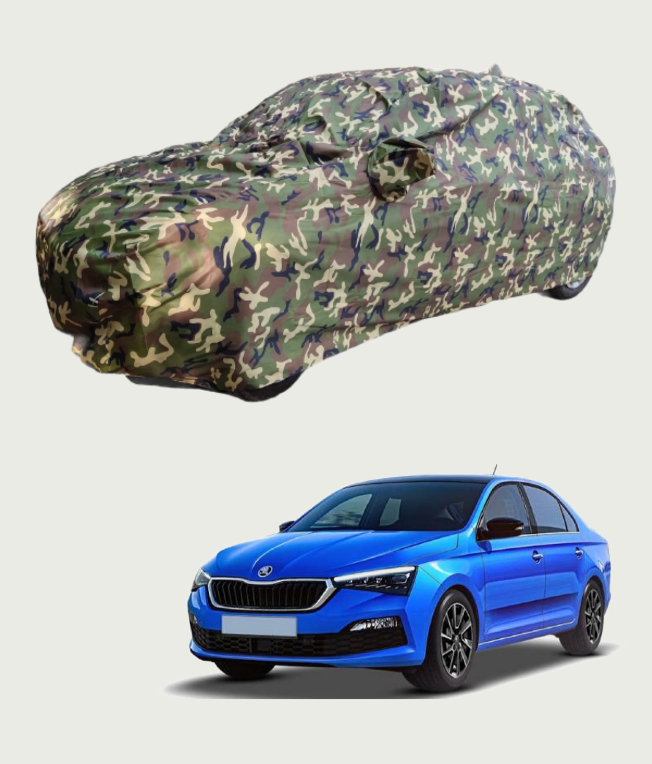 Waterproof Body Cover For Skoda Rapid (With Mirror Pockets)