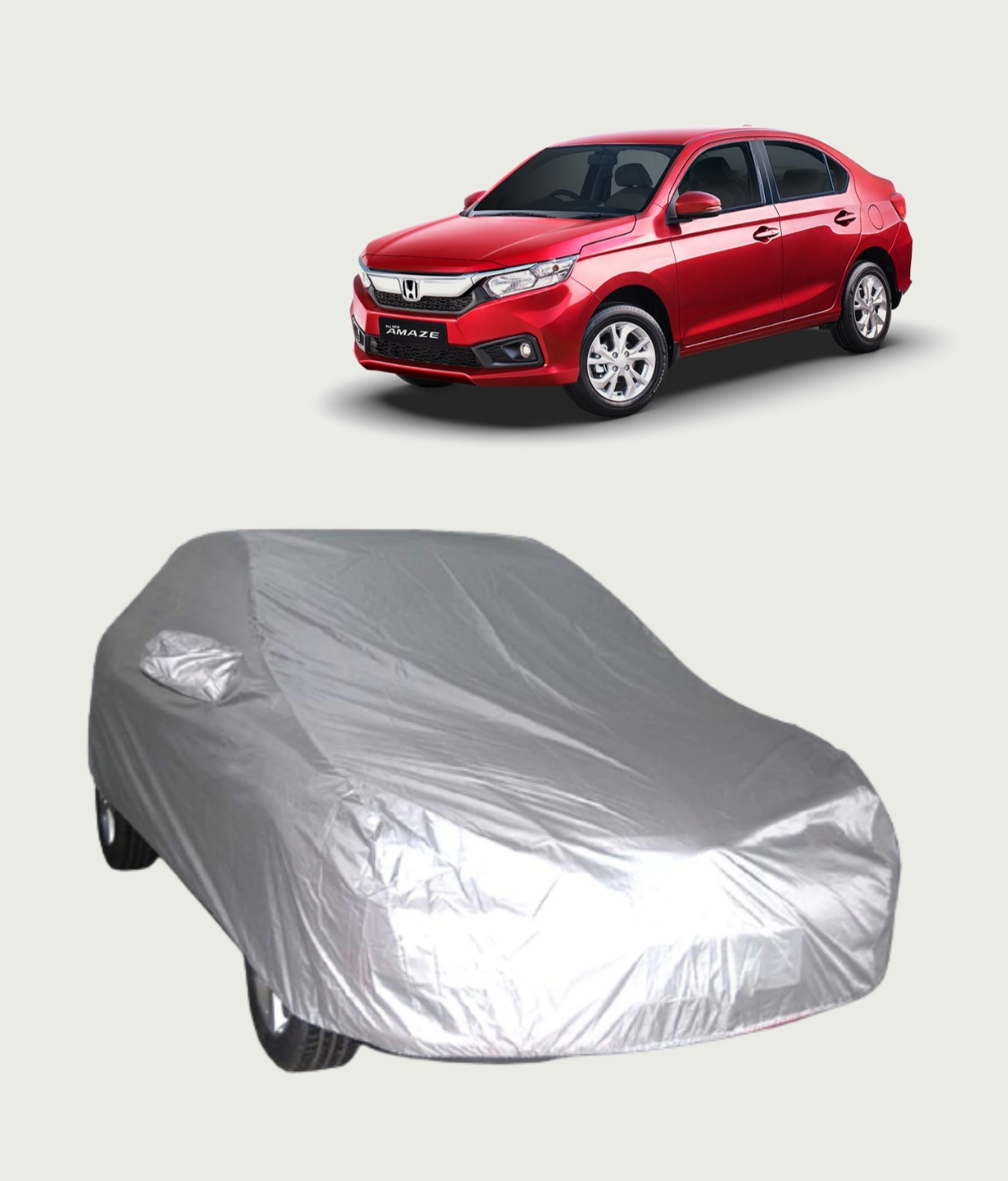Honda Amaze Car Cover - Indoor Car Cover (Silver)