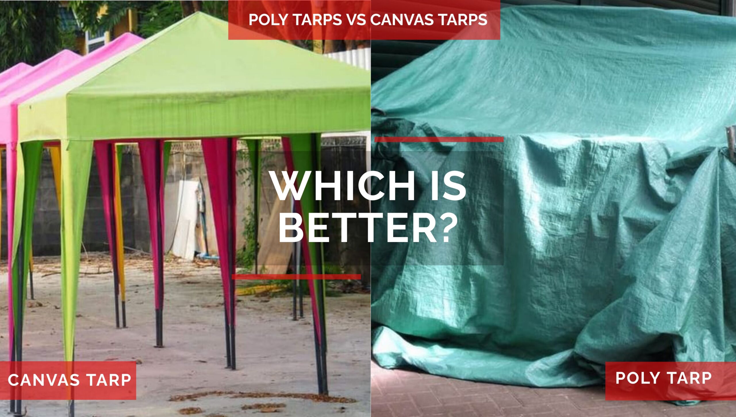 Poly Tarps vs Canvas Tarp