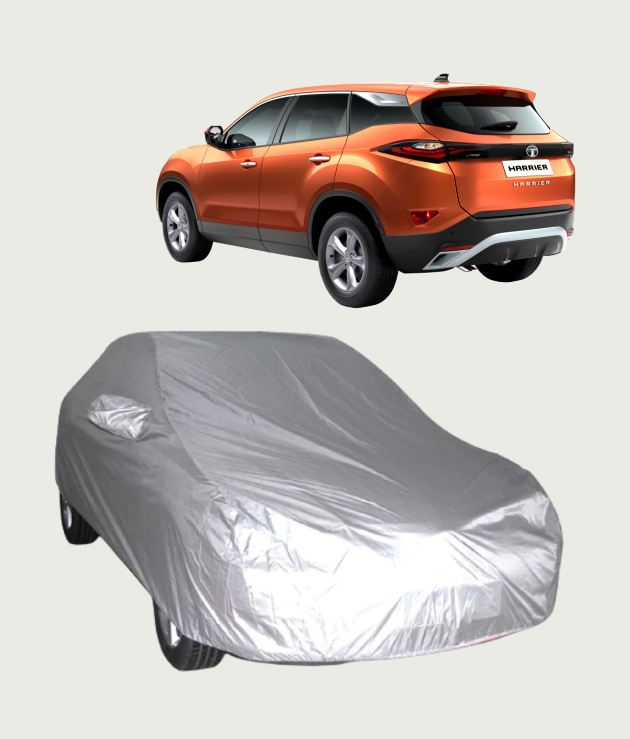 Tata Harrier Car Cover - Indoor Car Cover (Silver)