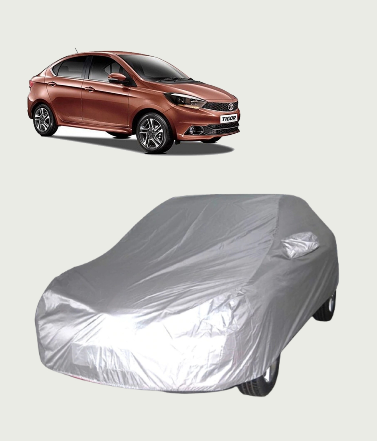 Tata Tigor Car Cover - Indoor Car Cover (Silver)