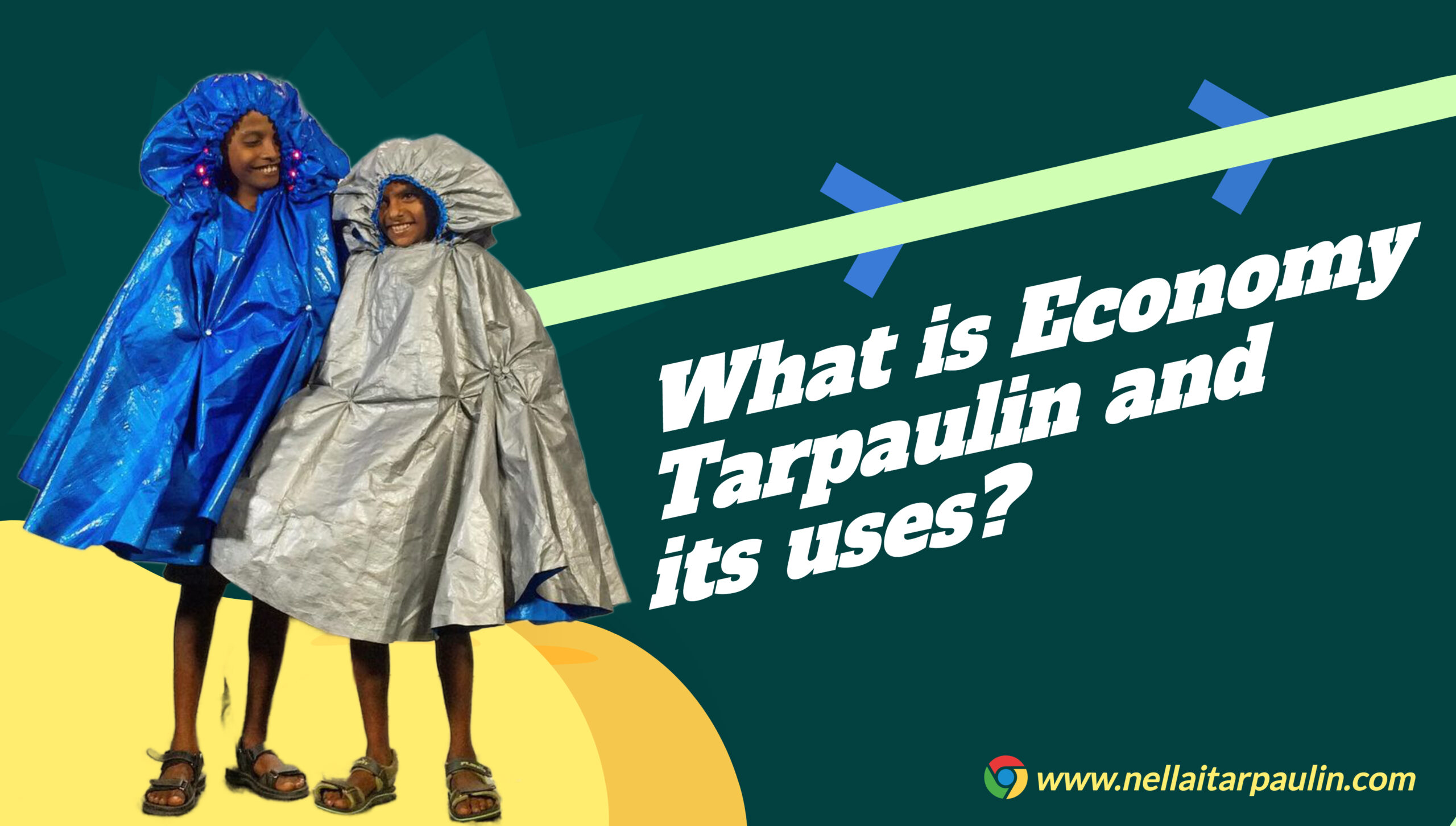 What is economy tarpaulin and its uses?