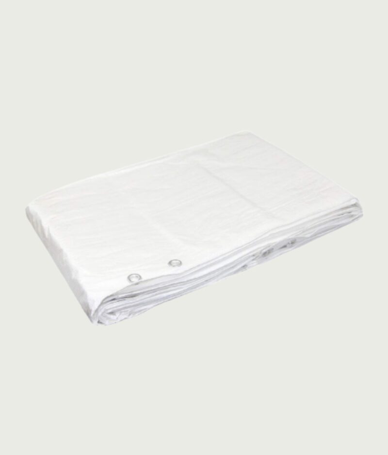30×24 ft 200GSM White Pure Virgin Tarpaulin Sheet