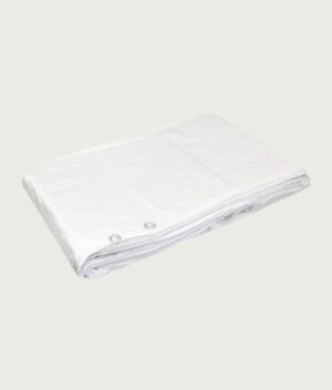 30×27 ft 200GSM White Pure Virgin Tarpaulin Sheet