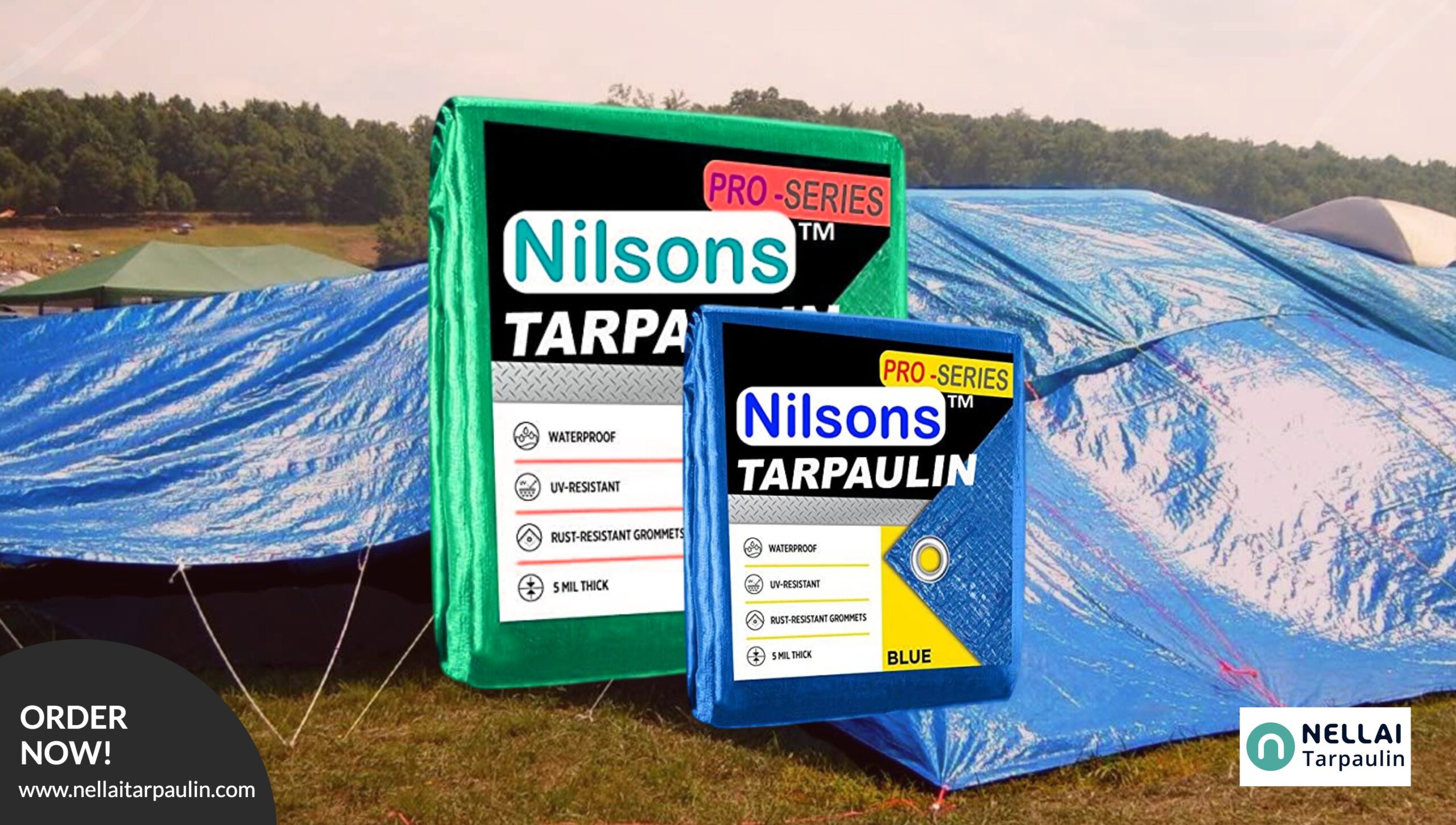 Nilsons Pro Waterproof Tarpaulin Sheets