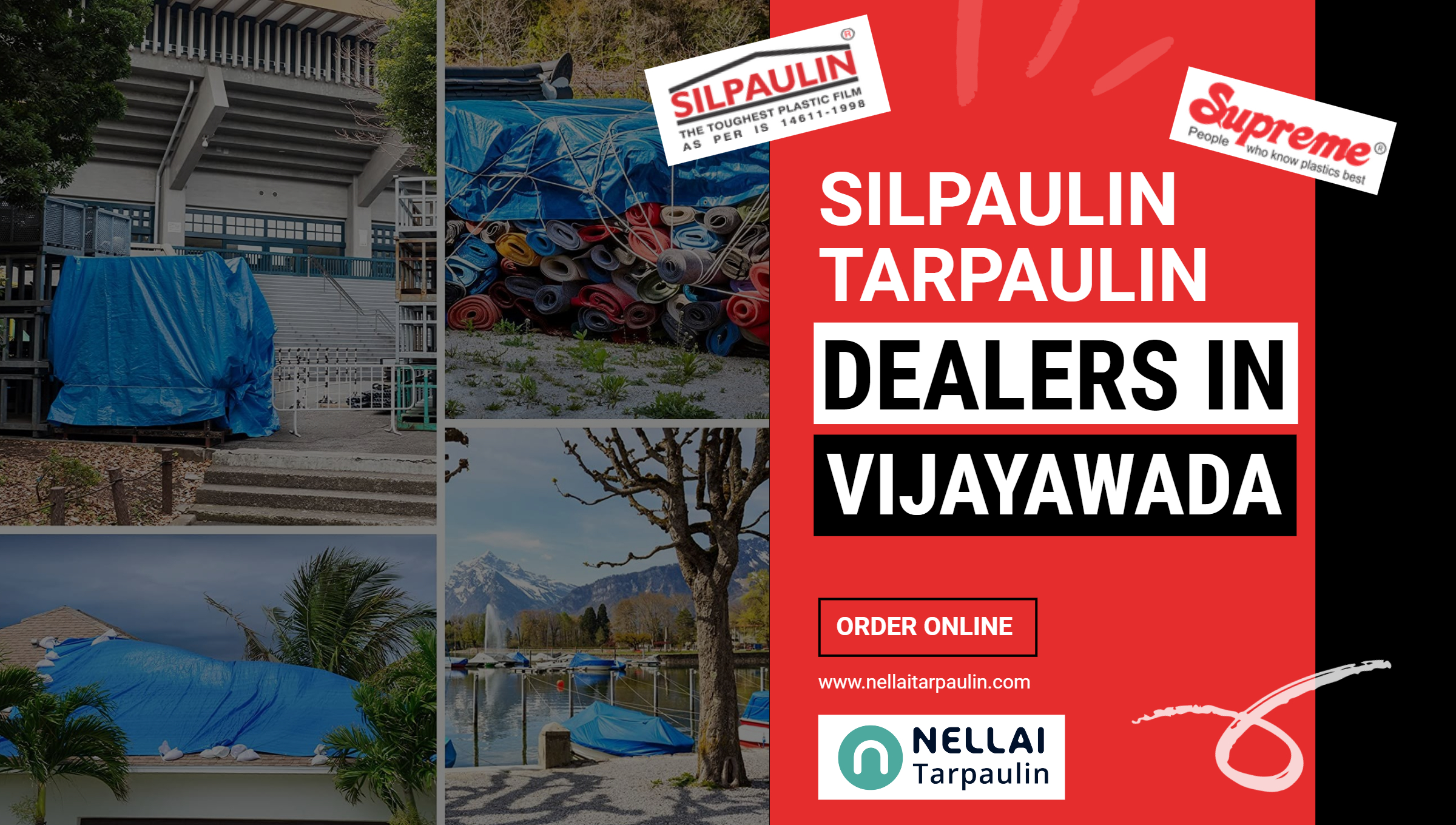 Silpaulin Tarpaulin Dealers in Vijayawada