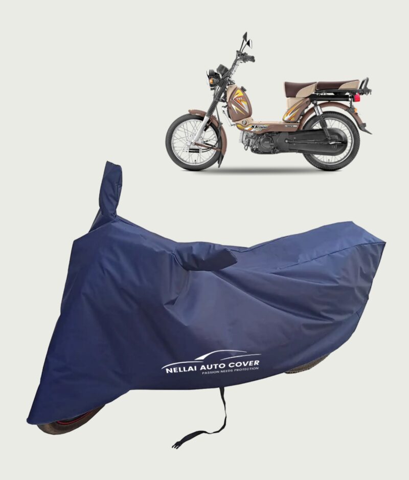 TVS XL100 Bike Cover Waterproof (Blue)